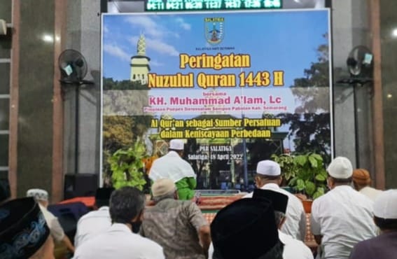 Antisipasi Kerawanan, Polsek Sidomukti Pengamanan Kegiatan Tarling Di Masjid Darul Amal