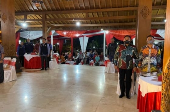 Bhabinkamtibmas Kalicacing Bersama Babinsa Hadiri Kegiatan Welcome Dinner Rakornas Primkopti Se-Indonesia (Gakoptindo)