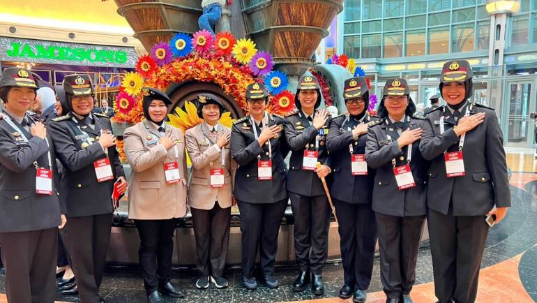 Konferensi International Association Of Women Police  Di Kanada, Indonesia Kirimkan 15 Perwakilan