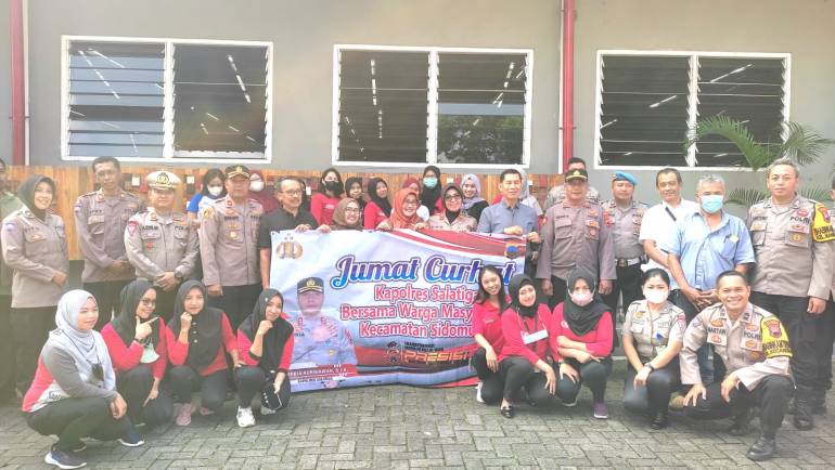 Jumat Curhat Di Pabrik PT. AAJ, Kapolsek Sidomukti Dengarkan Keluhan Karyawan dan Manager Perusahaan