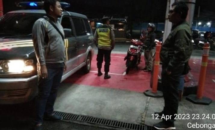 Wujudkan Kondusifitas Kamtibmas Di Kewilayahan Patroli Polsek Tingkir Sambangi SPBU Payaman