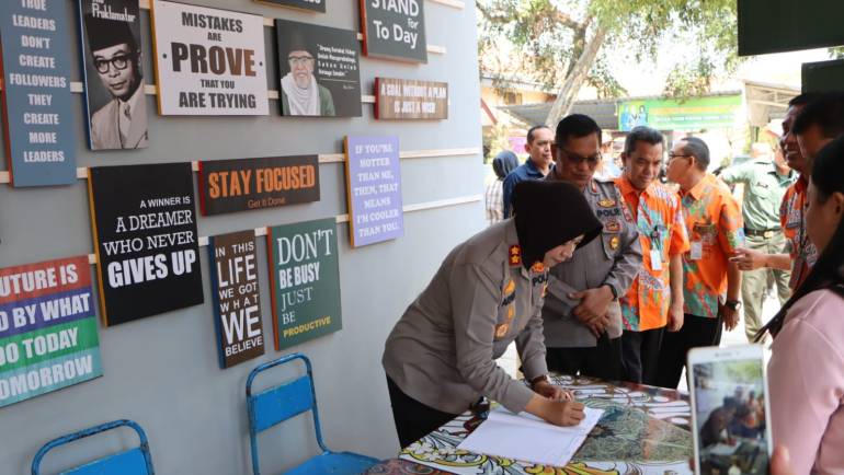 Polres Salatiga Kembali Launching Kampung Tangguh Anti narkoba, Kali Ini Di Kelurahan Tegalrejo