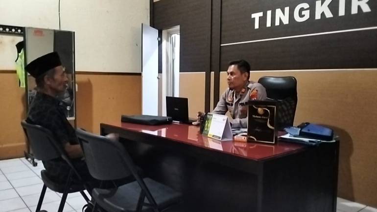 Jalin Sinergitas Linsek, Kapolsek Tingkir Terima Kunjungan Ketua PPK Kecamatan Tingkir
