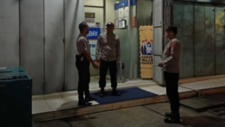 Waspadai Aksi Pelaku Pembobolan Mesin ATM, Pesan Patroli Polsek Sidomukti